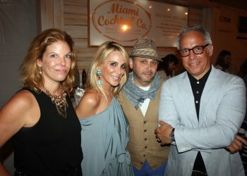 Leslie Wolfson, Alison Brod, Scott Feldman and chef George Zakarian