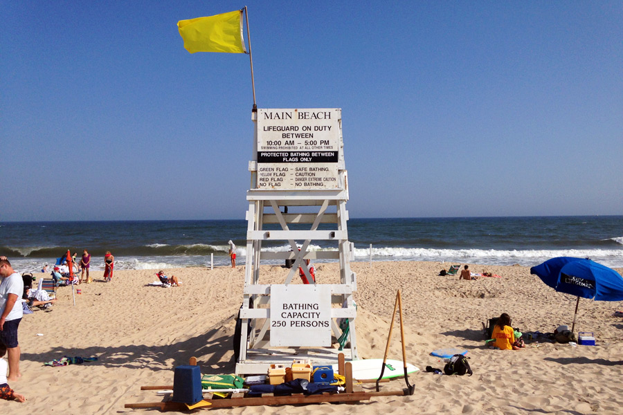 Lifeguard Stand Caution Flag