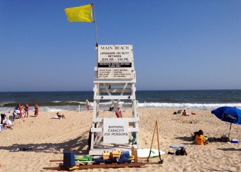 Lifeguard Stand Caution Flag