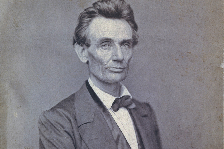 Abraham Lincoln in 1860.