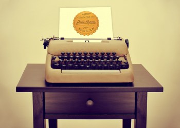 Dan's Papers $6,000 Literary Prize for Nonfiction typewriter