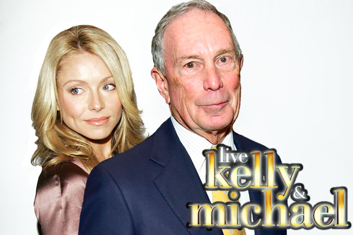 Live with Kelly and Michael Bloomberg??