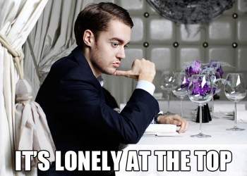 Lonely rich guy, The rich have feelings too