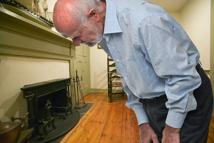 Someone's got the low ceiling blues in Sag Harbor