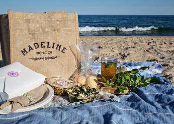 Beach picnic, care of Madeline Picnic Co.