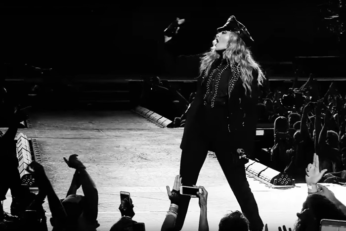 A scene from Showtime's "Madonna Rebel Heart Tour"