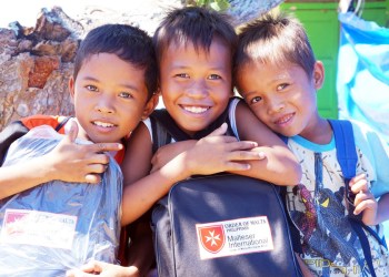 Malteser International provided school supplies following the devastating typhoon in the Philippines