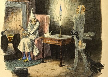 Scrooge and Marley's Ghost.