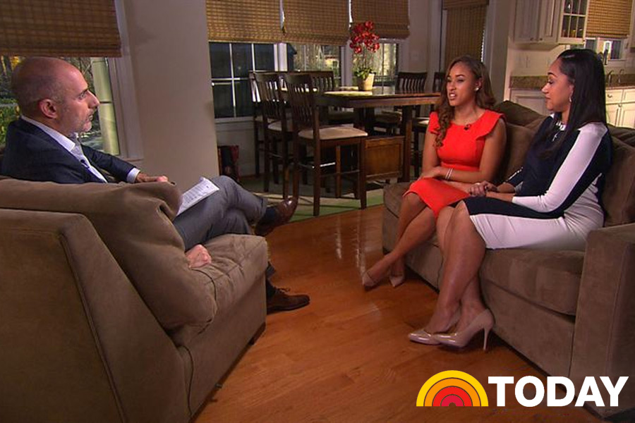 Matt Lauer interviews Janay Rice and Candy Palmer on NBC's Today