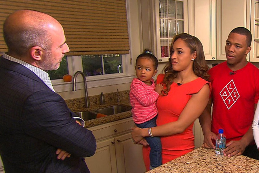 Matt Lauer interviews Ray and Janay Rice