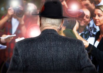 Old Man McGumbus faces his public – and the paparazzi