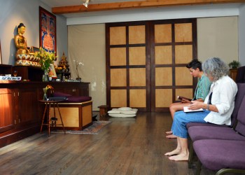 Inside the Vajravarahi Buddhist Meditation Center