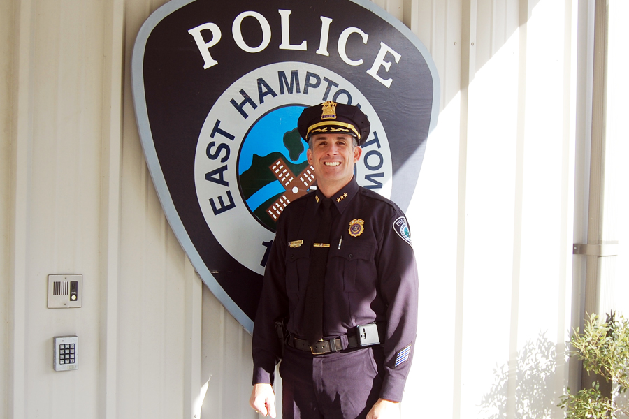 New East Hampton Town Police Chief Michael Sarlo