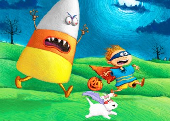 Mickey Paraskevas Dan's Papers Cover for Halloween (DETAIL)