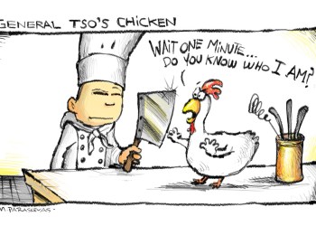 Mickey Paraskevas General Tso Cartoon