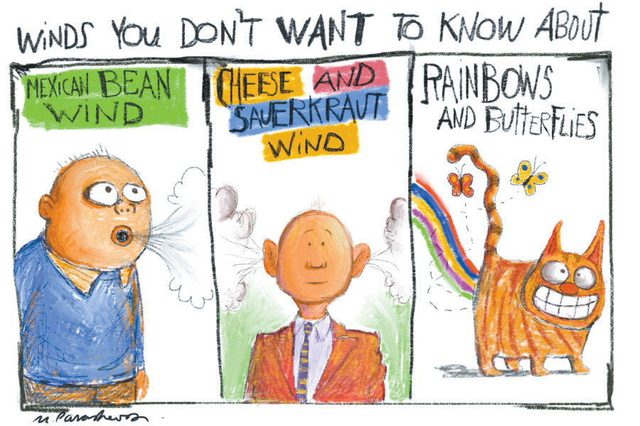 Wind Cartoon by Mickey Paraskevas