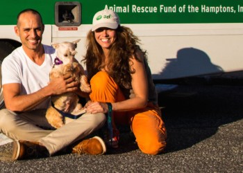 Molly with Owners Closeup