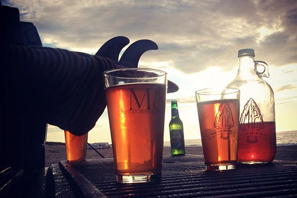 Pints from Montauk Brewing Co.