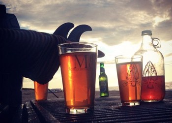 Pints from Montauk Brewing Co.