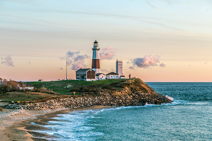 The Montauk Lighthouse surveillance camera is now on!