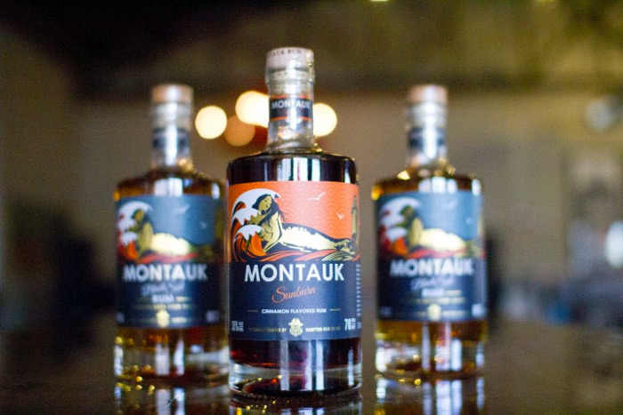 A trio of Montauk Rum