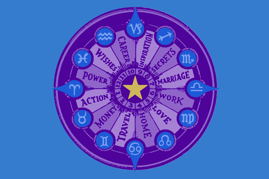 Monte Farber The 12 Houses of the Zodiac chart