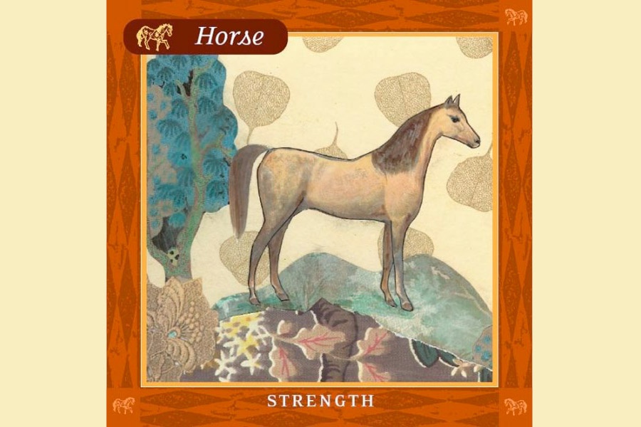 Amy Zerner Horse Card