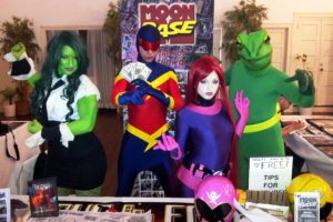 Cosplayers from Team Moonbase at the 2014 Hamptons Comic Book Show