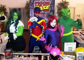 Cosplayers from Team Moonbase at the 2014 Hamptons Comic Book Show