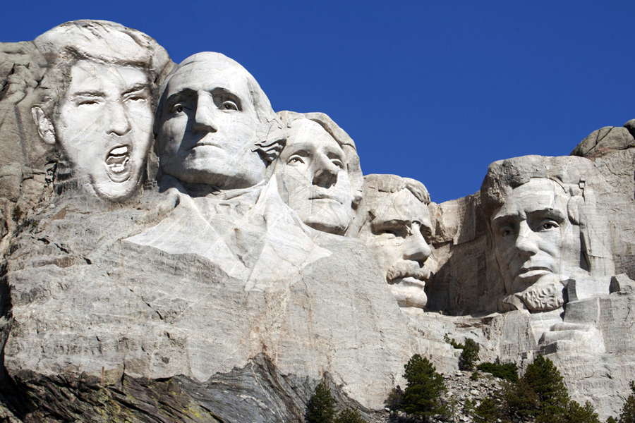 Mount Trumpmore? Donald Trump on Mount Rushmore