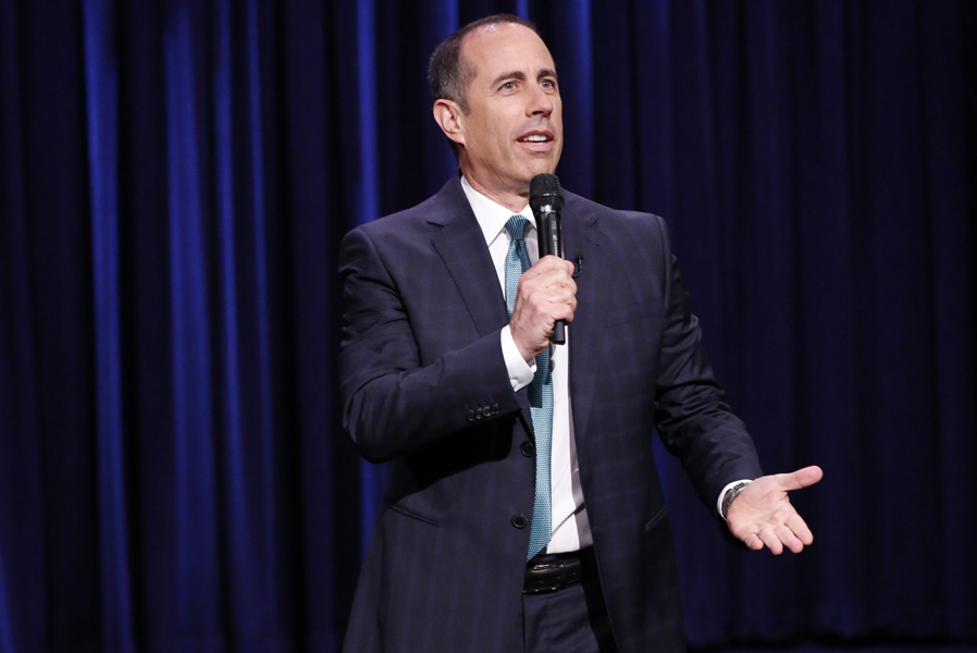 Jerry Seinfeld on The Tonight Show in February. Photo credit: Lloyd Bishop/NBC