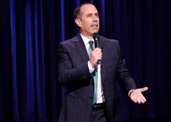 Jerry Seinfeld on The Tonight Show in February. Photo credit: Lloyd Bishop/NBC