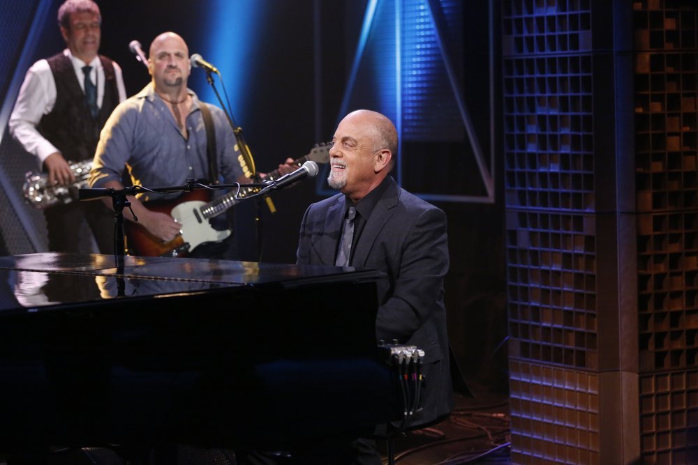Musical guest Billy Joel performs "You May Be Right" on March 20. Photo credit: Lloyd Bishop/NBC