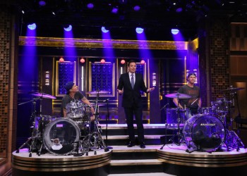 Jimmy Fallon hosts the drum-off between Chad Smith and Will Ferrell.