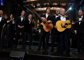 Tom Hanks, Melissa McCarthy, Peyton Manning, Billy Crystal, Paul McCartney, Steve Martin, Paul Simon and Alec Baldwin.