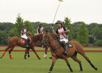 Nacho Figueras in the saddle for KIG during the Bridgehampton Polo opener