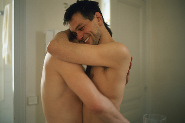 Nan Goldin, Jens and Clemens embracing, Paris 2001