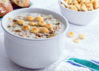 Dig into some local clam chowder at the Montauk Seafood Festival!