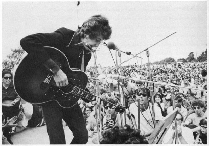 Bob Dylan at the Newport Folk Festival