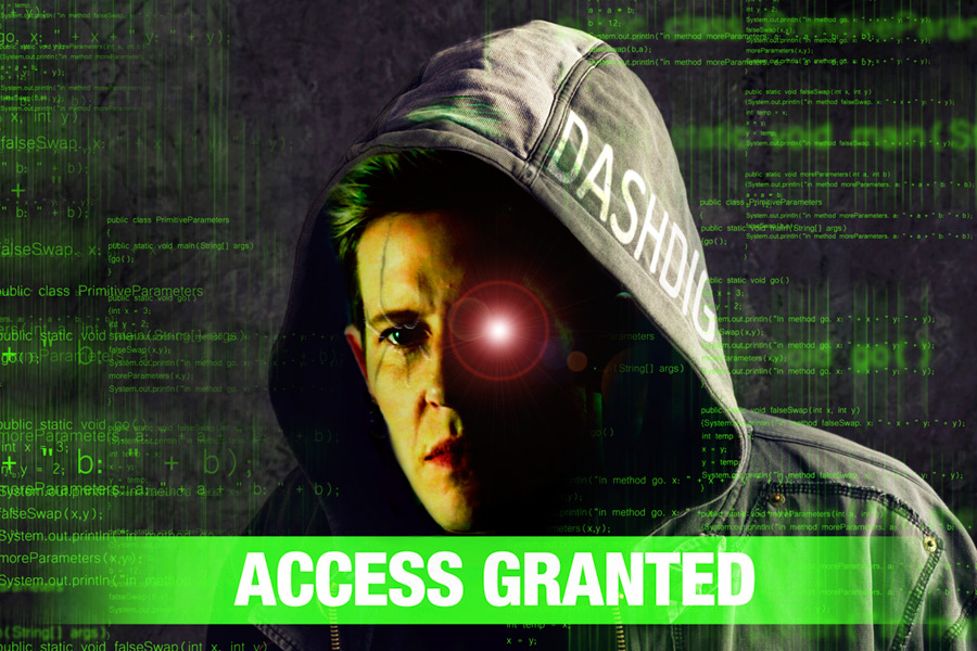 Nolan as his Revenge Superhero alter ego Dash Digit