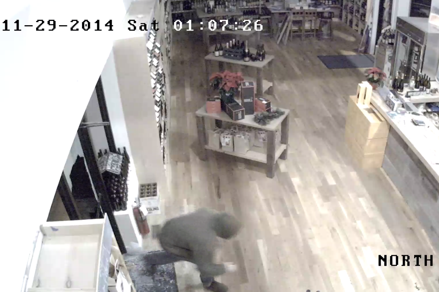 Commercial burglary in East Hampton.