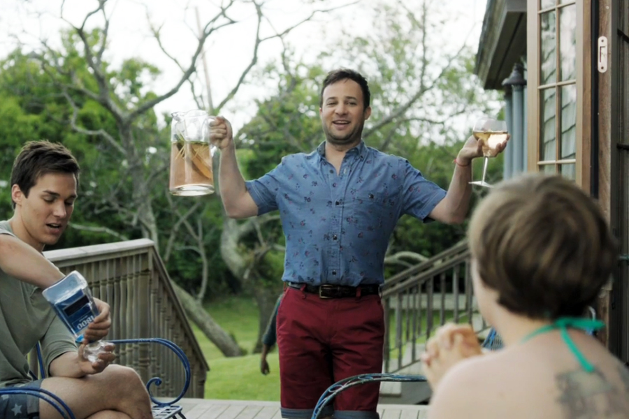 Pal presents his "North Fork Fizz" cocktail on HBO's "Girls"