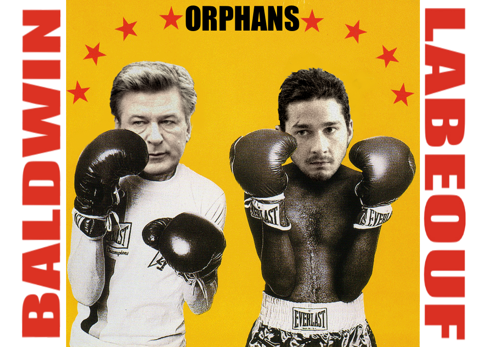 Alec Baldwin and Shia LaBeouf Orphans Warhol Basquiat poster