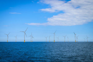 A similar offshore wind farm in England