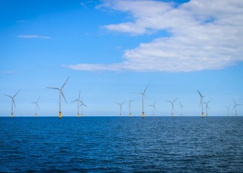 A similar offshore wind farm in England