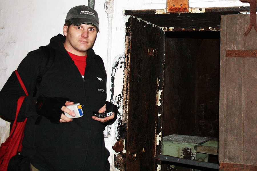 Oliver Peterson investigating Eastern State Penitentiary