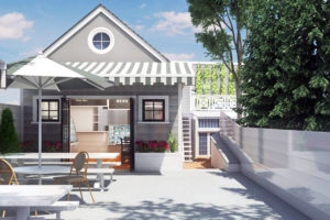 Construction/design plans for The Back Page Market and Cafe in Sag Harbor