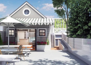 Construction/design plans for The Back Page Market and Cafe in Sag Harbor