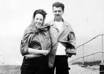 James Brooks and Charlotte Park at their Montauk property, circa 1954