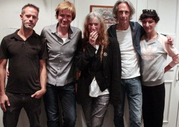 Patti Smith and her band at Guild Hall